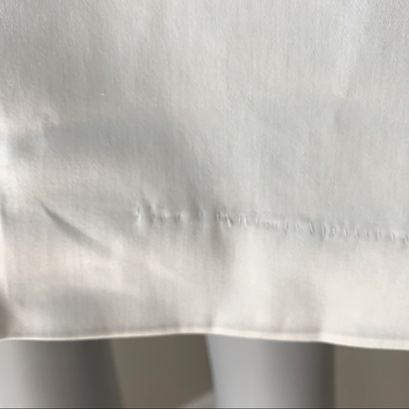 MARC BY MARC JACOBS Pencil Skirt With Pleats on Back 100% Cotton Sateen White - Picture 13 of 13